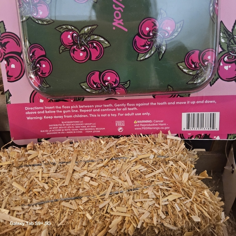 Betsey Johnson Dental Flossers in Travel Tin - Picture 4 of 5